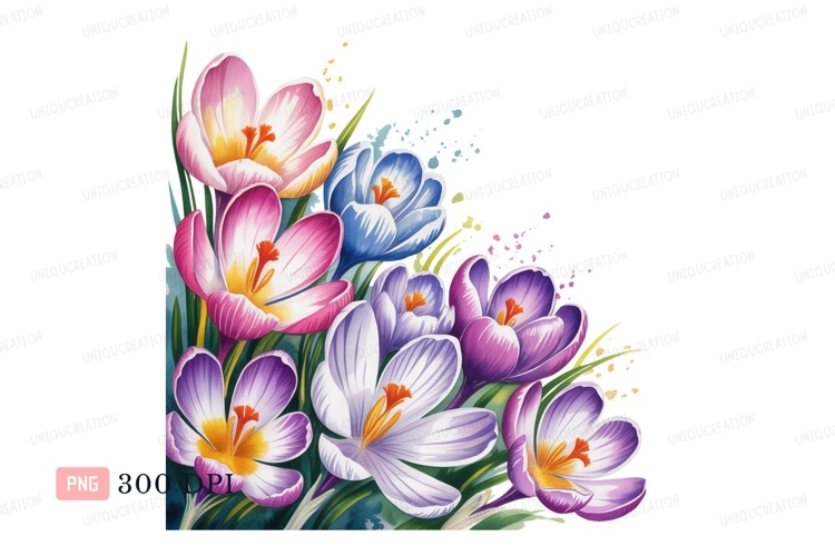 Blue Flowers Clipart Image 16