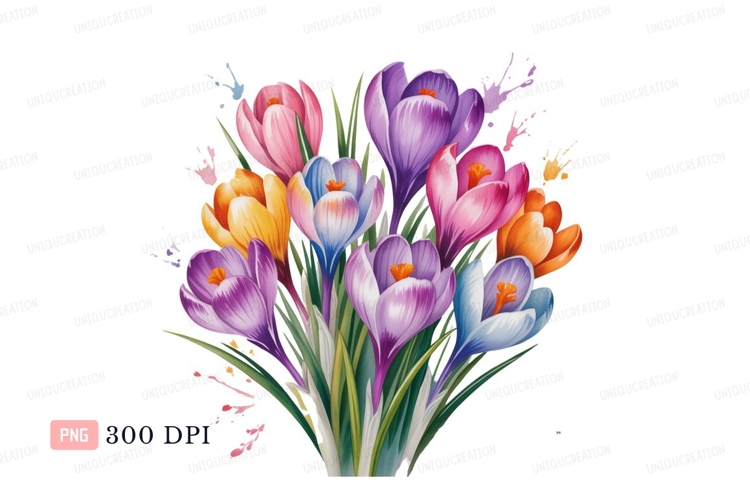 Blue Flowers Clipart Image 9