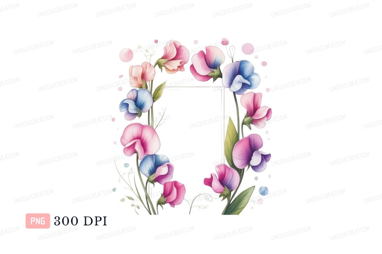 Blue Flowers Clipart Image 14