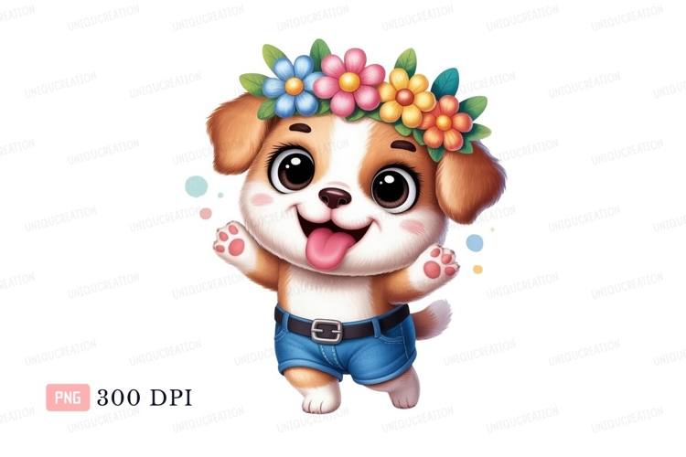 Dog Flower Crown Image 16