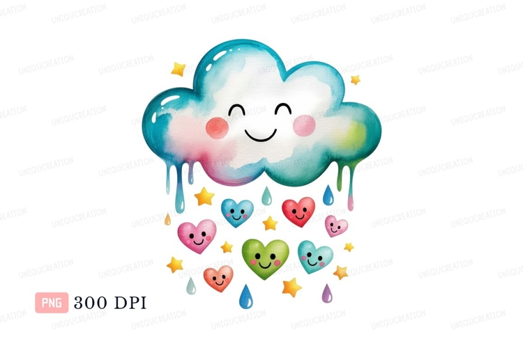 Raining Cloud Clipart Image 14