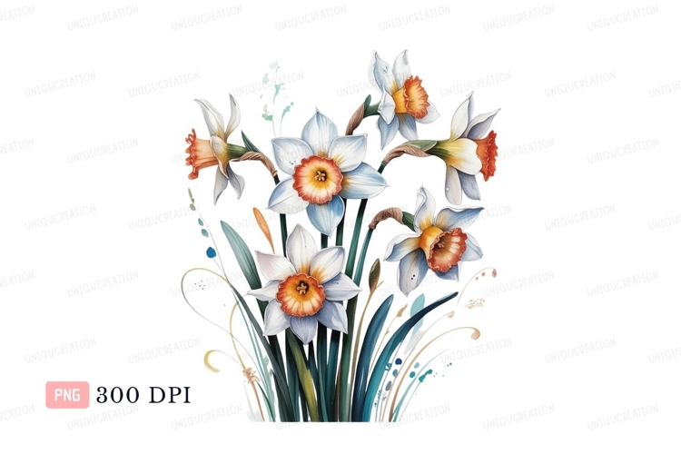 Daffodils Clipart Image 10