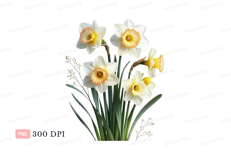 Daffodils Clipart Image 9