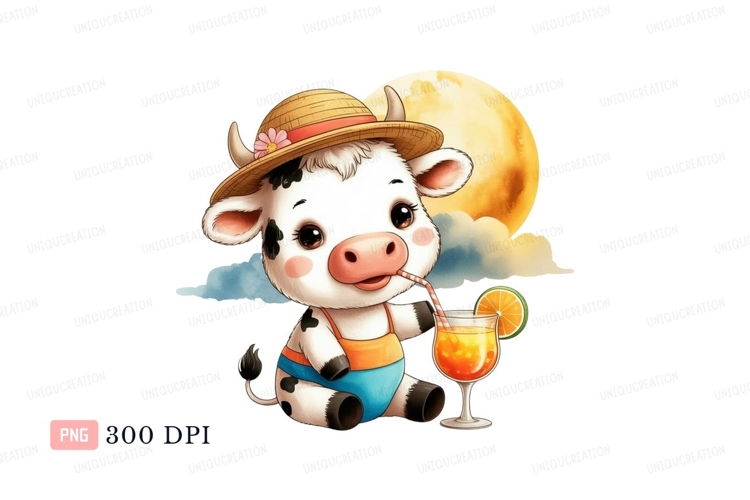 Cute Cartoon Cow Image 20