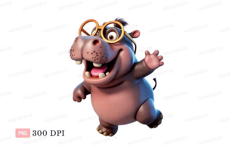 Hippo Clipart Image 6