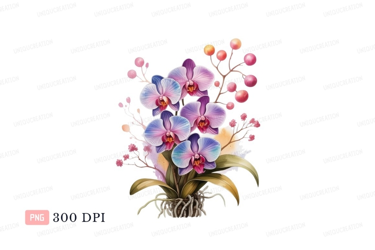 Blue Flowers Clipart Image 9