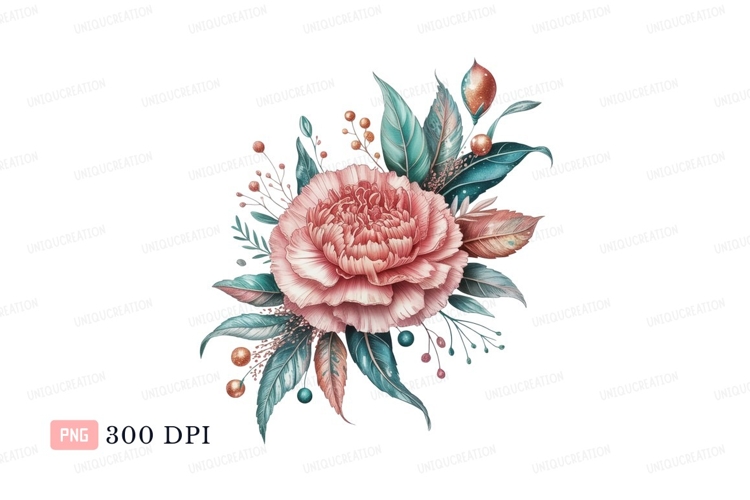 Peony Clipart Image 13