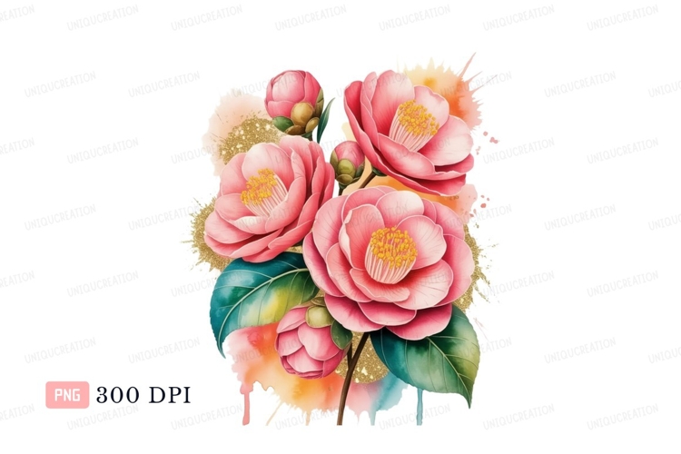 Watercolor Leaves Clipart Image 2