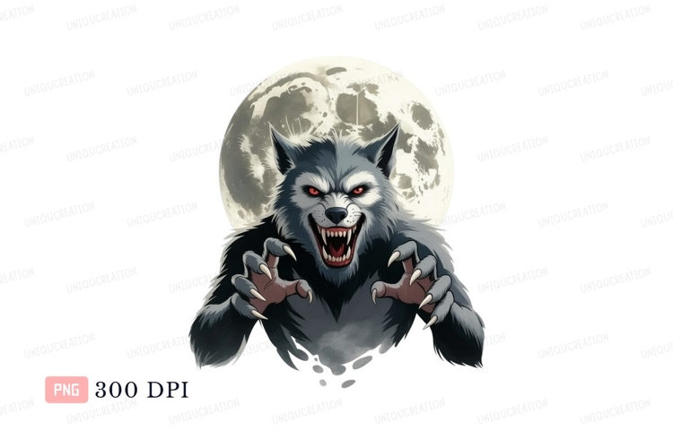 Werewolf Clipart Image 10