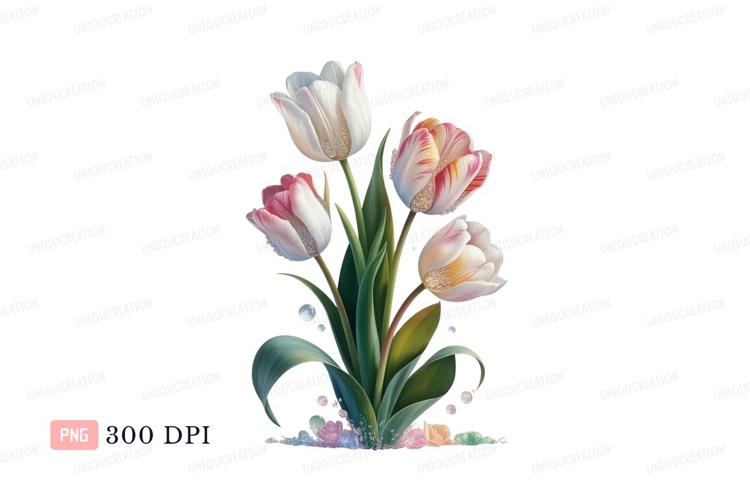 Tulips Clipart Image 2