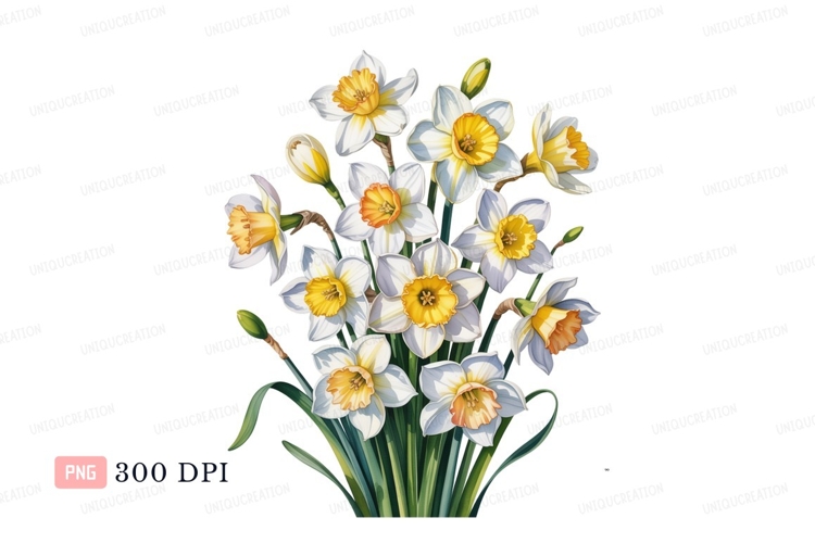 Daffodils Clipart Image 15
