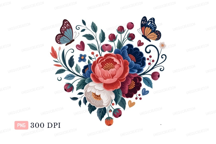 Blue Flowers Clipart Image 8