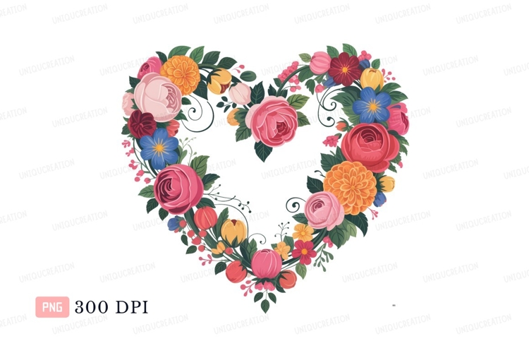 Blue Flowers Clipart Image 7