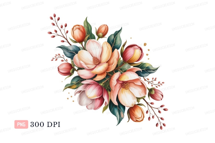 Magnolia Clipart Image 5