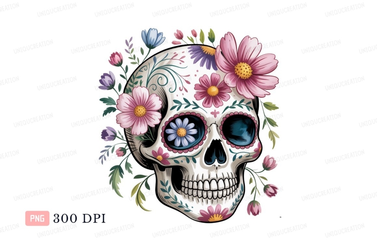 Blue Flowers Clipart Image 6