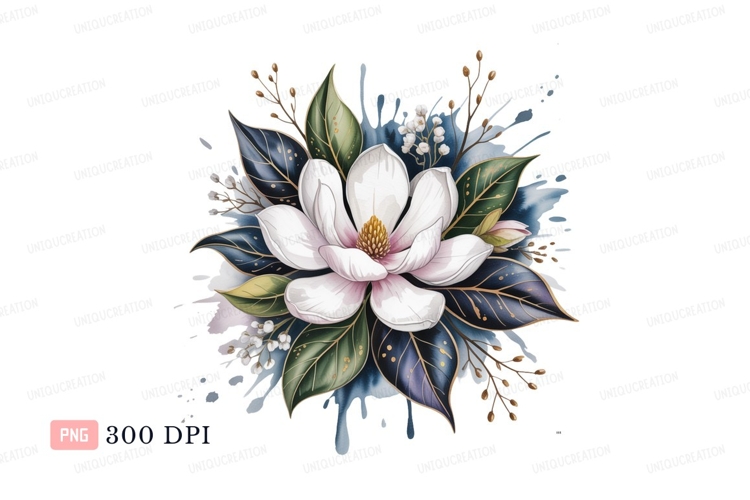 Magnolia Clipart Image 4