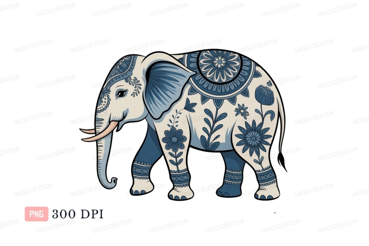 White Elephant Clipart Image 6