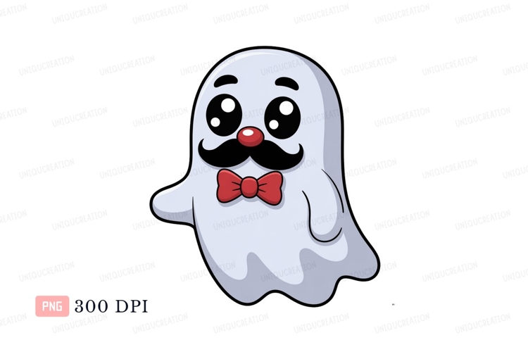 Halloween Clipart Black and White Image 13