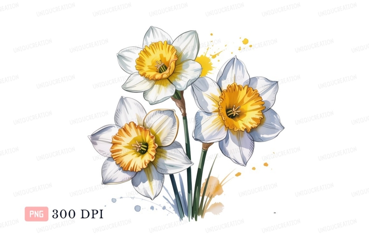 Daffodils Clipart Image 14