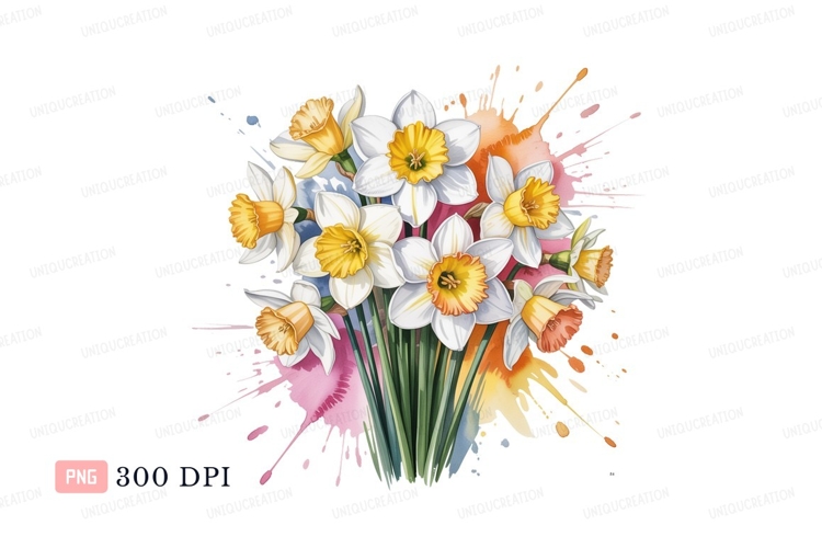 Daffodils Clipart Image 13