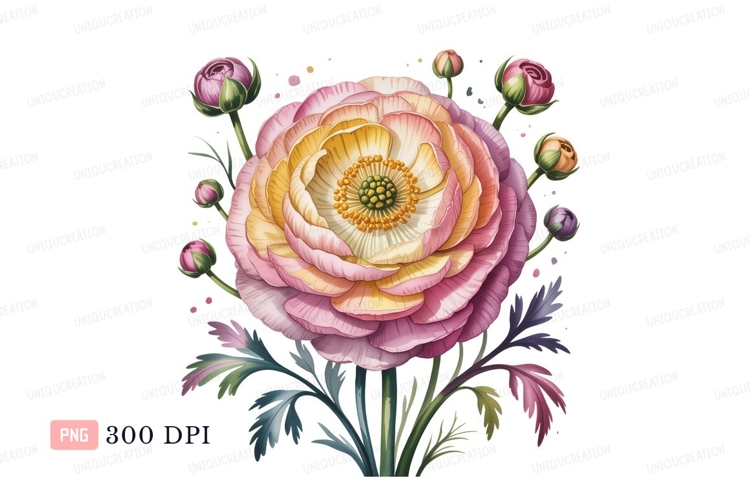 Flower Stem Clipart Image 3