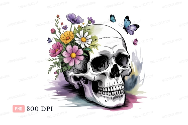 Blue Flowers Clipart Image 16