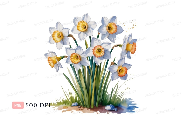 Daffodils Clipart Image 12