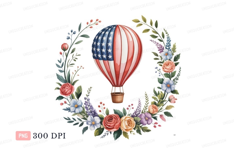 Hot Air Balloon Clipart Image 20