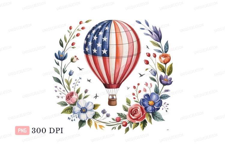 Hot Air Balloon Clipart Image 19