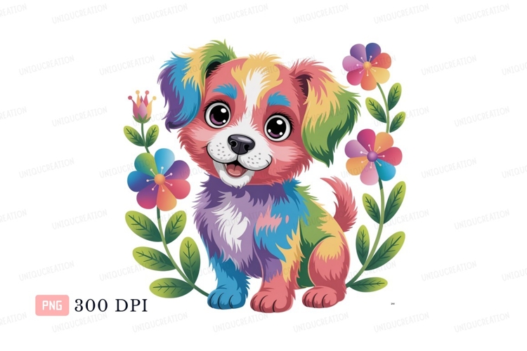 Blue Flowers Clipart Image 4