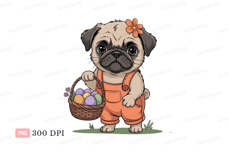 Pug Clipart Image 14