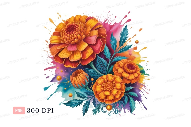 Marigold Clipart Image 7