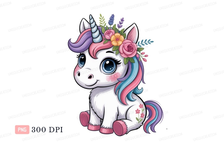 Blue Flowers Clipart Image 12