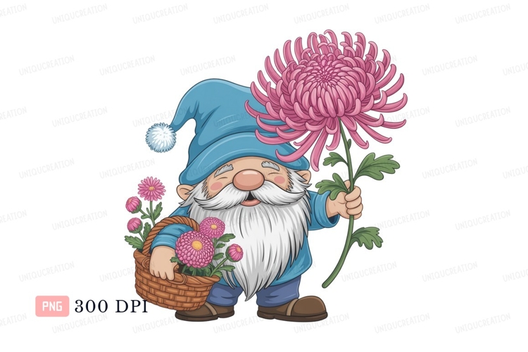 Blue Flower Clipart Image 21