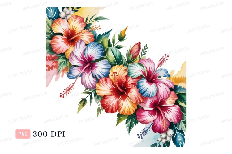 Hibiscus Flower Clipart Image 16