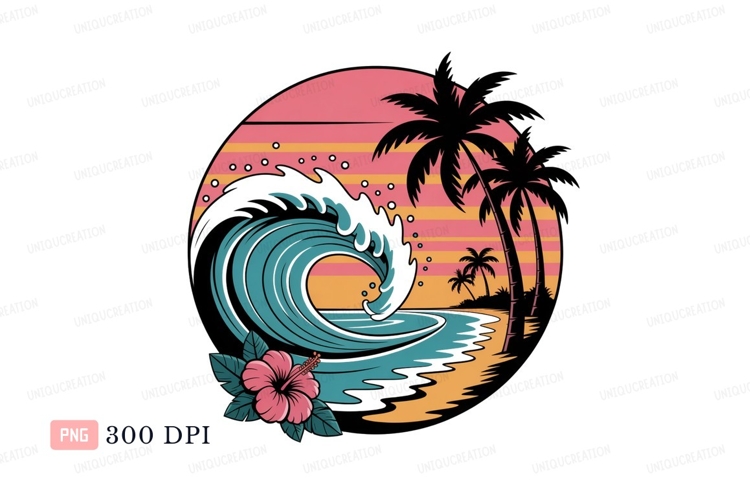 Ocean Wave Clipart Image 5