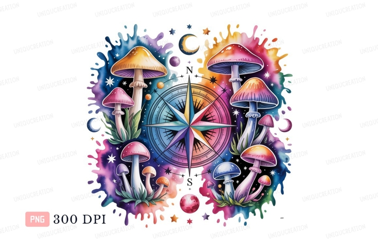 Mushrooms Clipart Image 16
