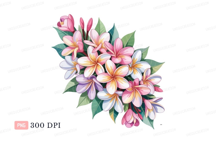Plumeria Clipart Image 6