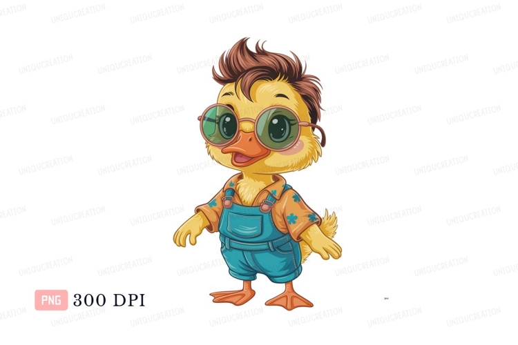 Duckling Clipart Image 24