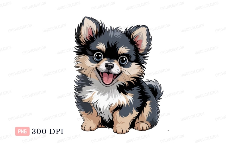 Pomeranian Clipart Image 23