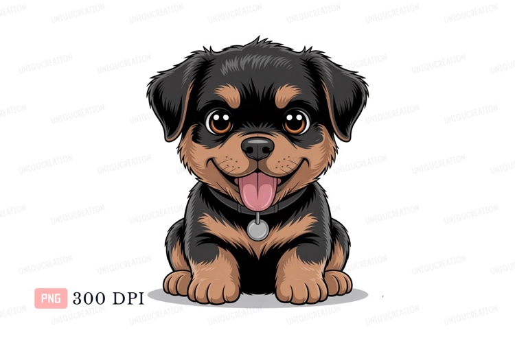 Rottweiler Clipart Image 13