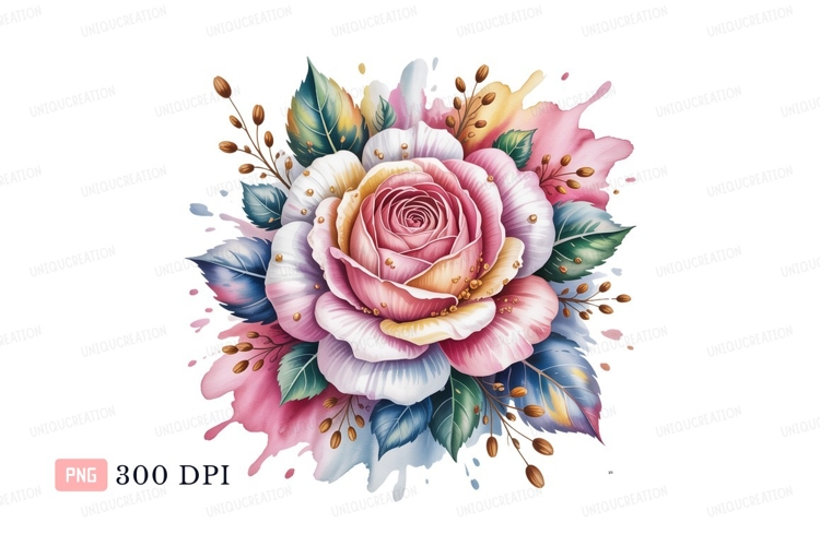 Yellow Rose Clipart Image 10