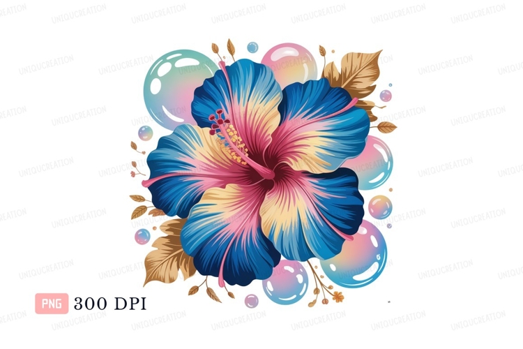 Blue Flower Clipart Image 19