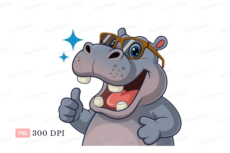 Hippopotamus Clipart