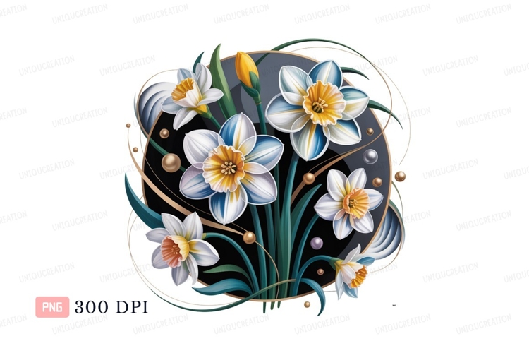 Daffodils Clipart Image 4