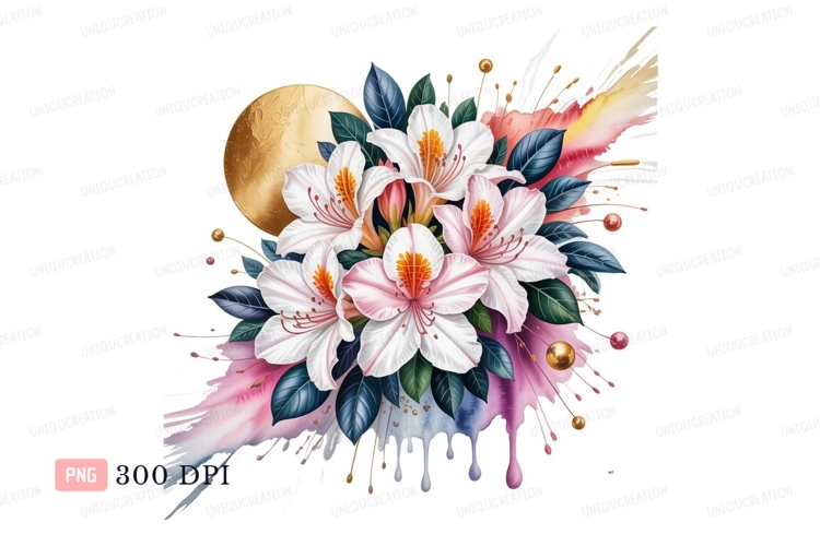 Blue Flowers Clipart Image 19