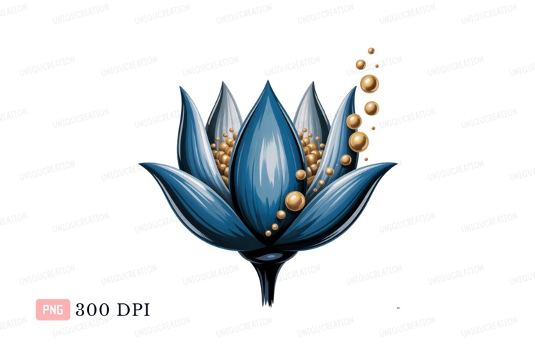 Lotus Flower Clipart Image 6