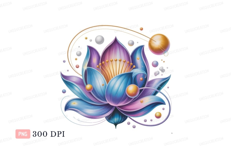 Lotus Flower Clipart Image 3