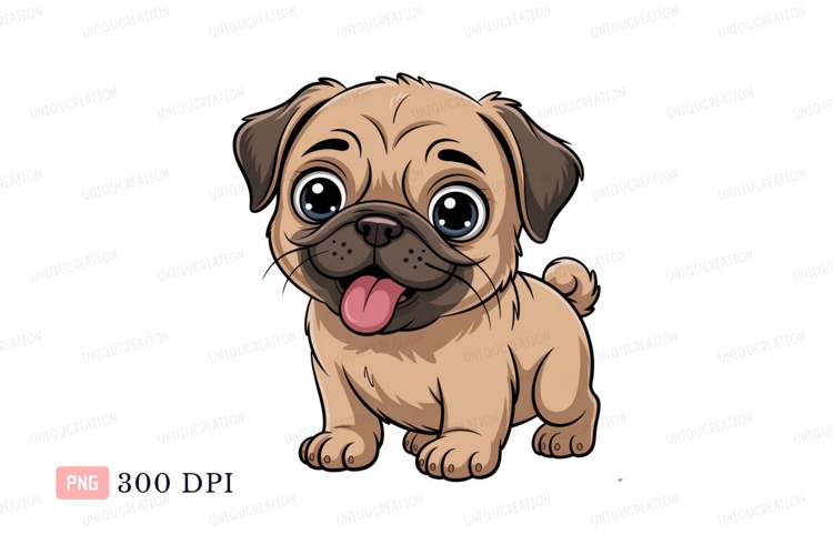 Pug Clipart Image 6