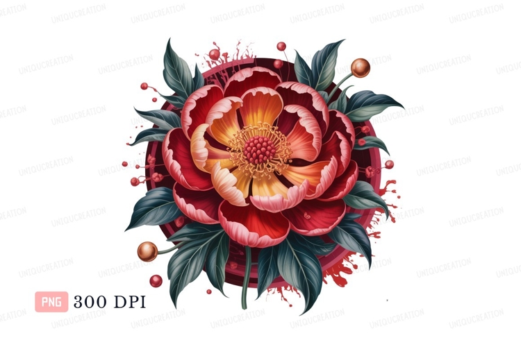 Peony Clipart Image 10